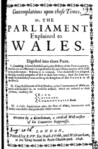 Title Page, John Lewis 'Contemplations', 1st edition, 1646