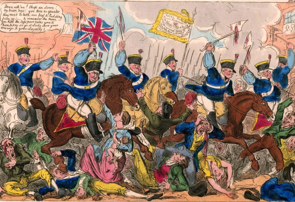 Remembering Peterloo: protest, satire and reform