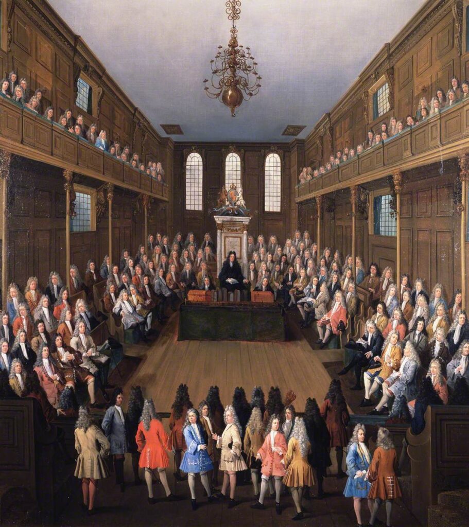 Adapting the chambers of Parliament: from the galleries of the 18th-century Lords to the division lobbies of the 19th-century Commons
