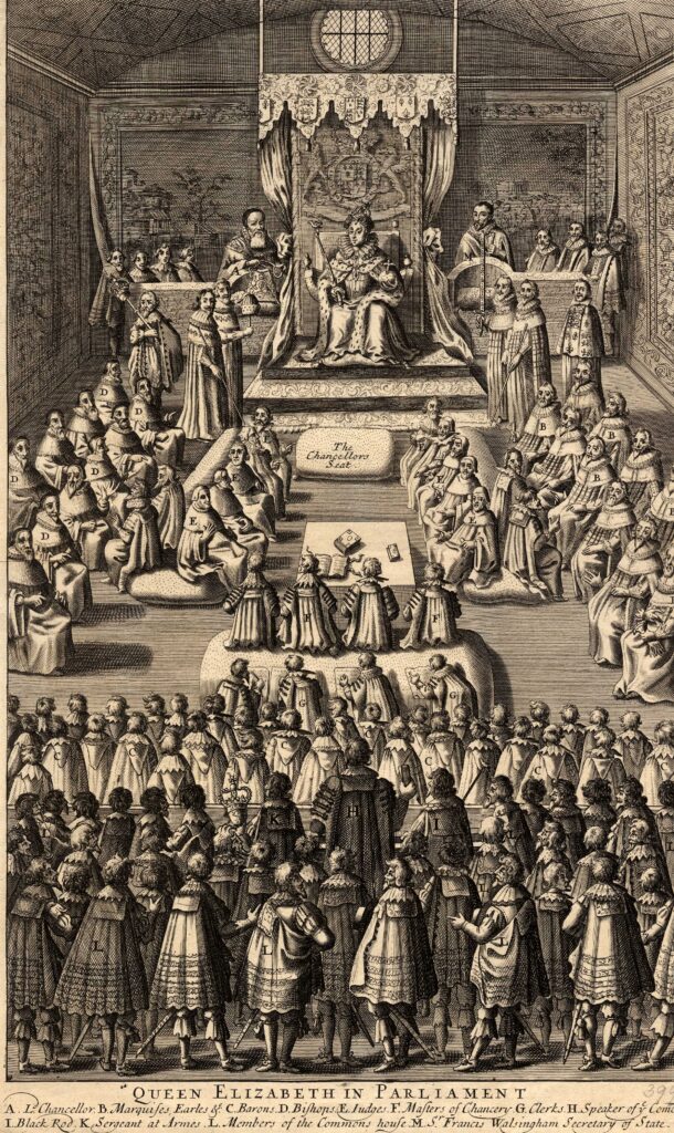 What did the Elizabethan House of Lords look like?