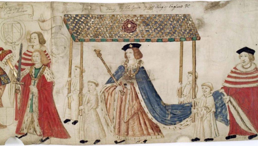 Processing to Parliament for the state opening in early modern England